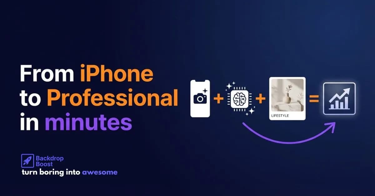 How to Shoot Professional Product Photos with Your iPhone and AI