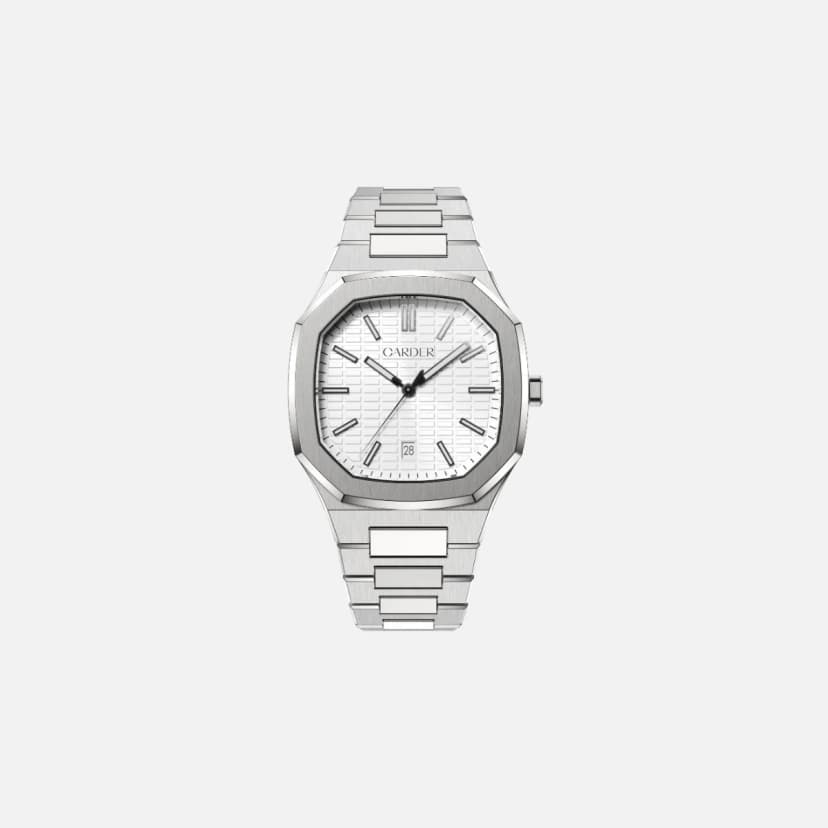 Watch on white background